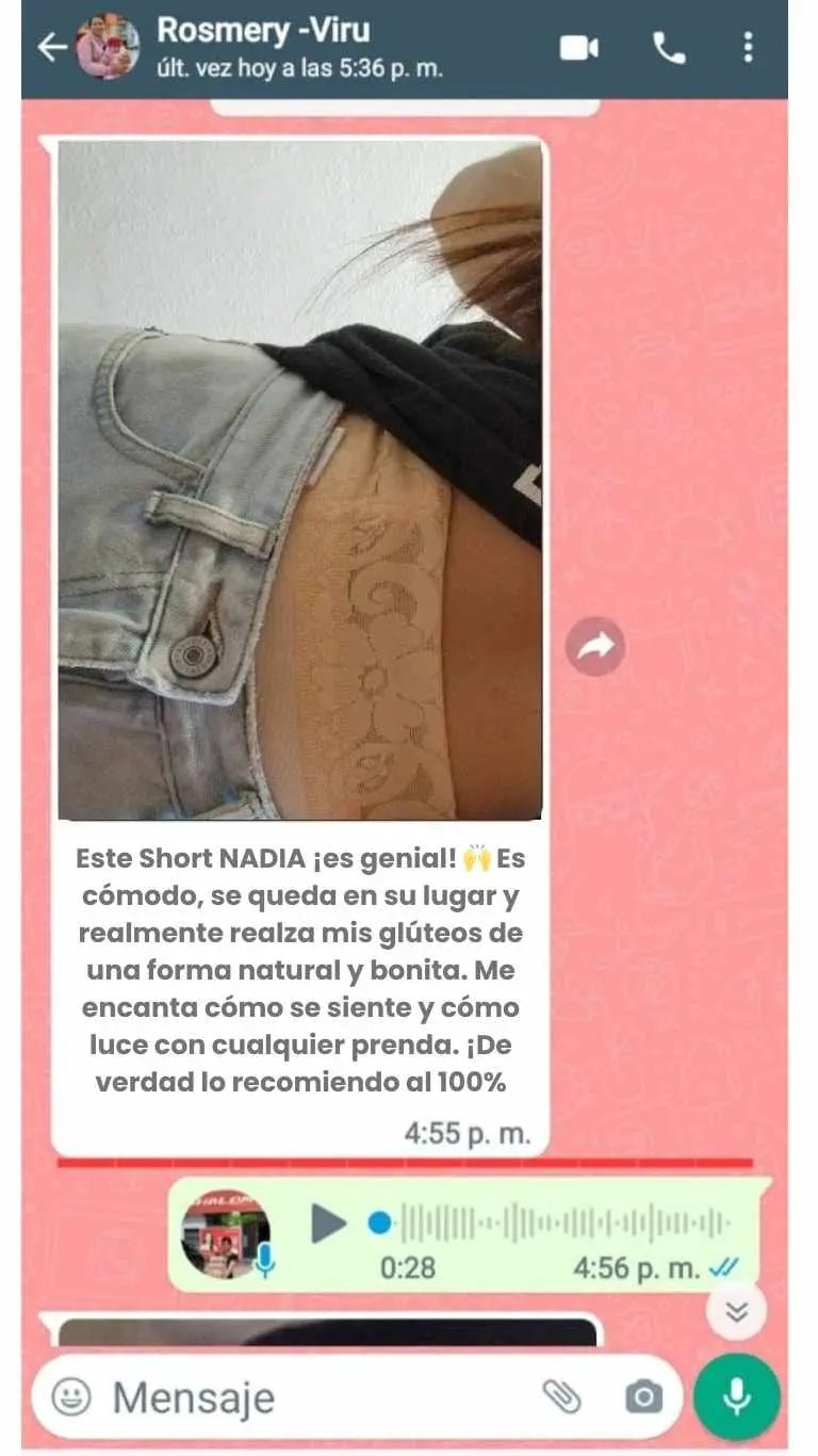 SHORT NADIA LEVANTA COLA Fajas Reductoras NADIA - Hosannaimport